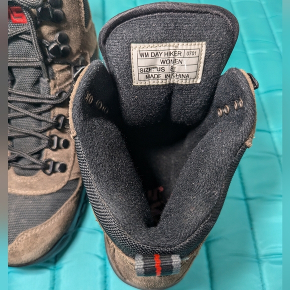 EMS Eastern Mountain Sports Women's Day Hiker Trail Boots, Tan/Black, Size 8 - Picture 8 of 9